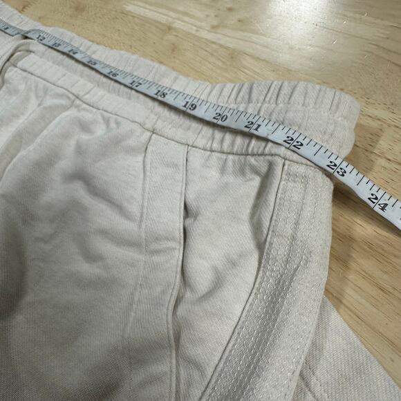 Athleta Farallon Heathered Wide Leg Crop Oatmeal Women's Size 26 New Without Tag - Picture 7 of 9
